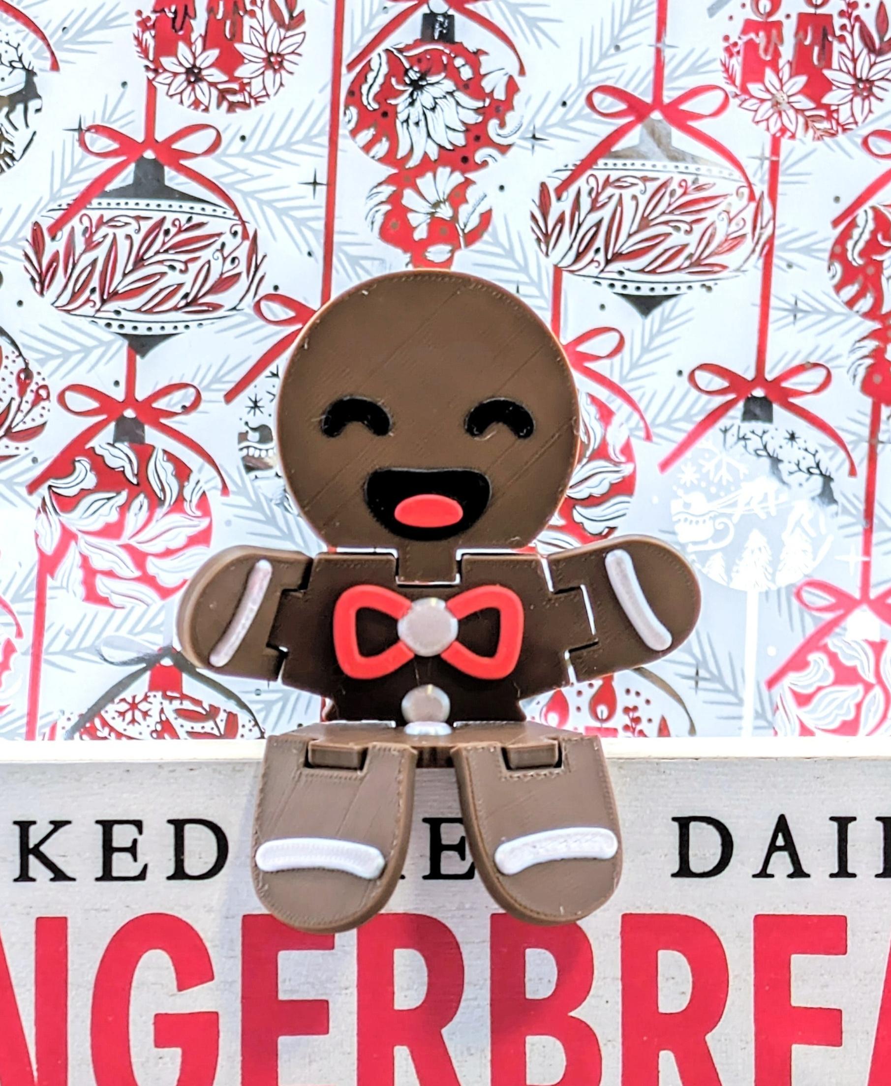Happy Gingerbread Man 3d model