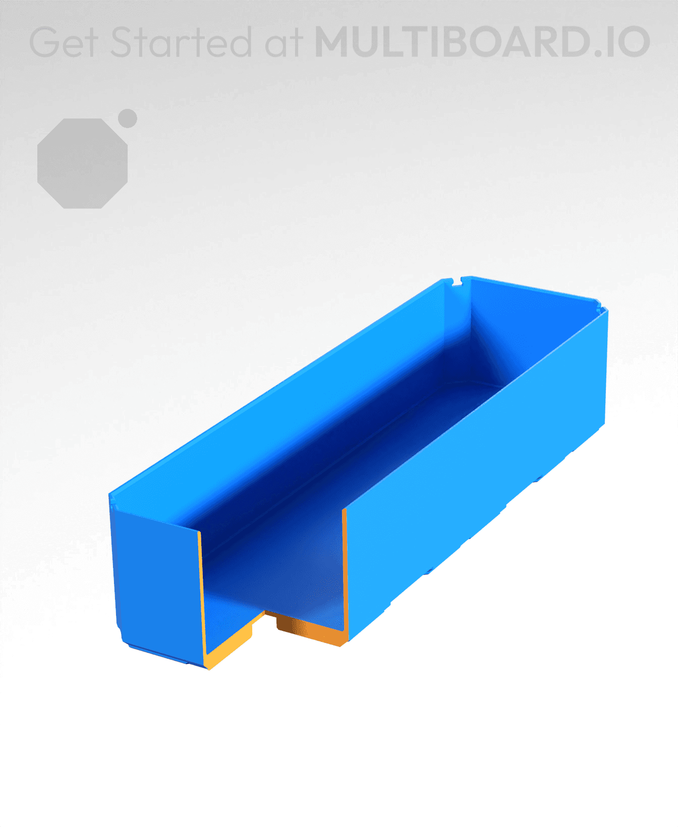 1x3x0.75 - Bin - Multibin Insert 3d model