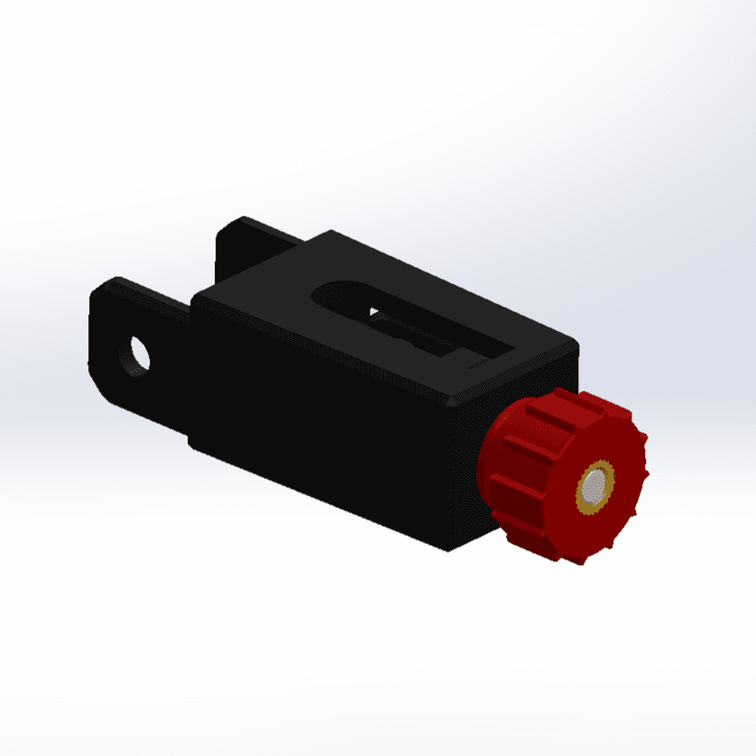 Belt tensioner knob 3d model