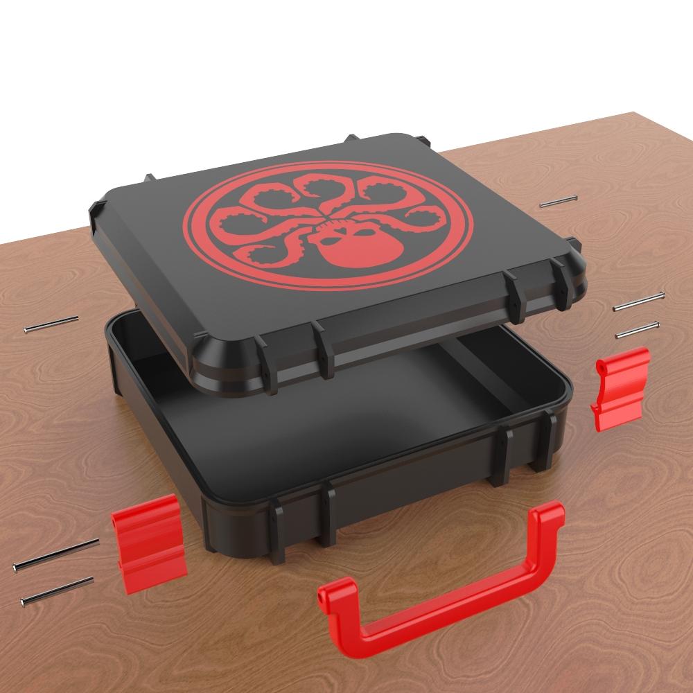 Hydra Tool Box Multicolor with Flipped Logo 3d model