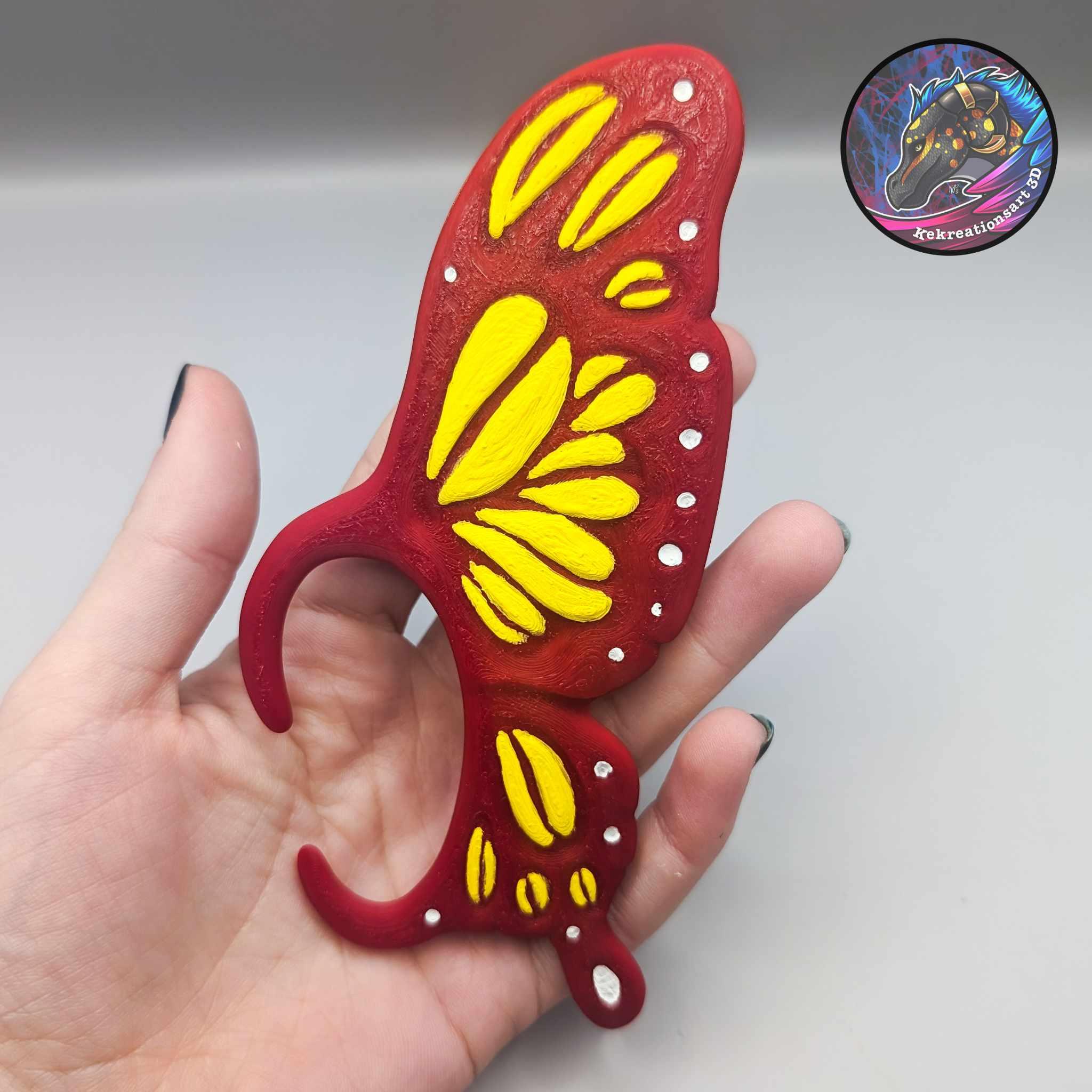 Butterfly Ear Cuff 3d model