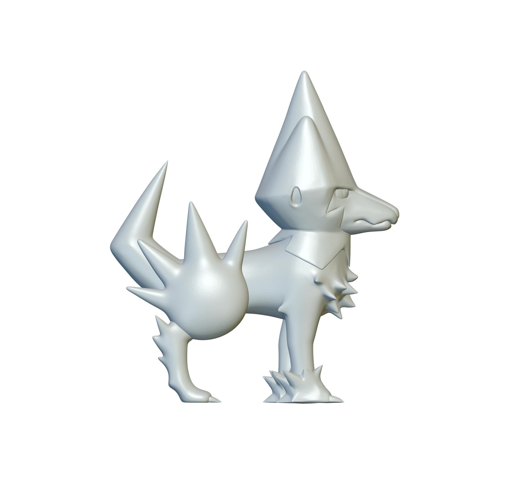 Pokemon Manectric #310 - Optimized for 3D Printing 3d model