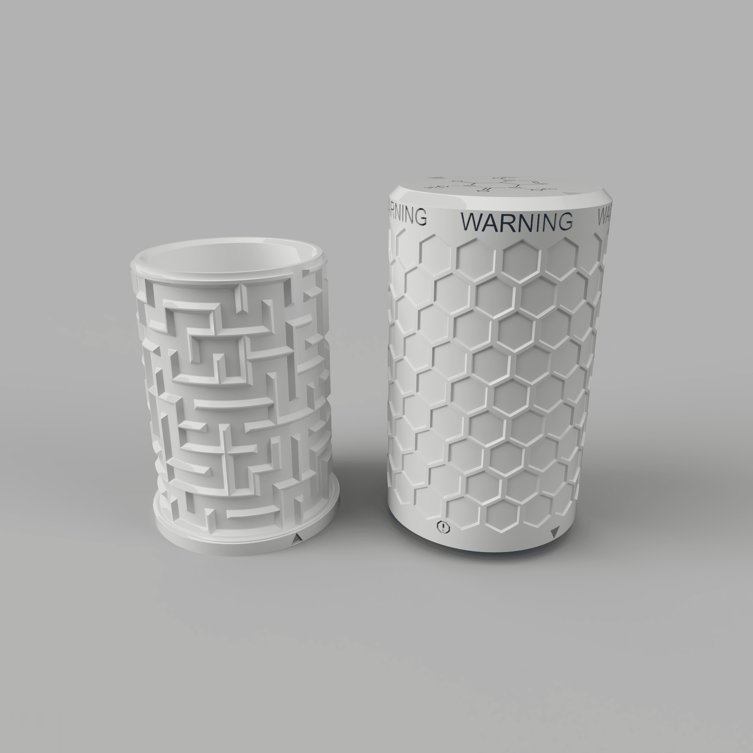 Futuristic Mazed Can Capsule (Remix of Blank Can Cup RETURNS!) 3d model