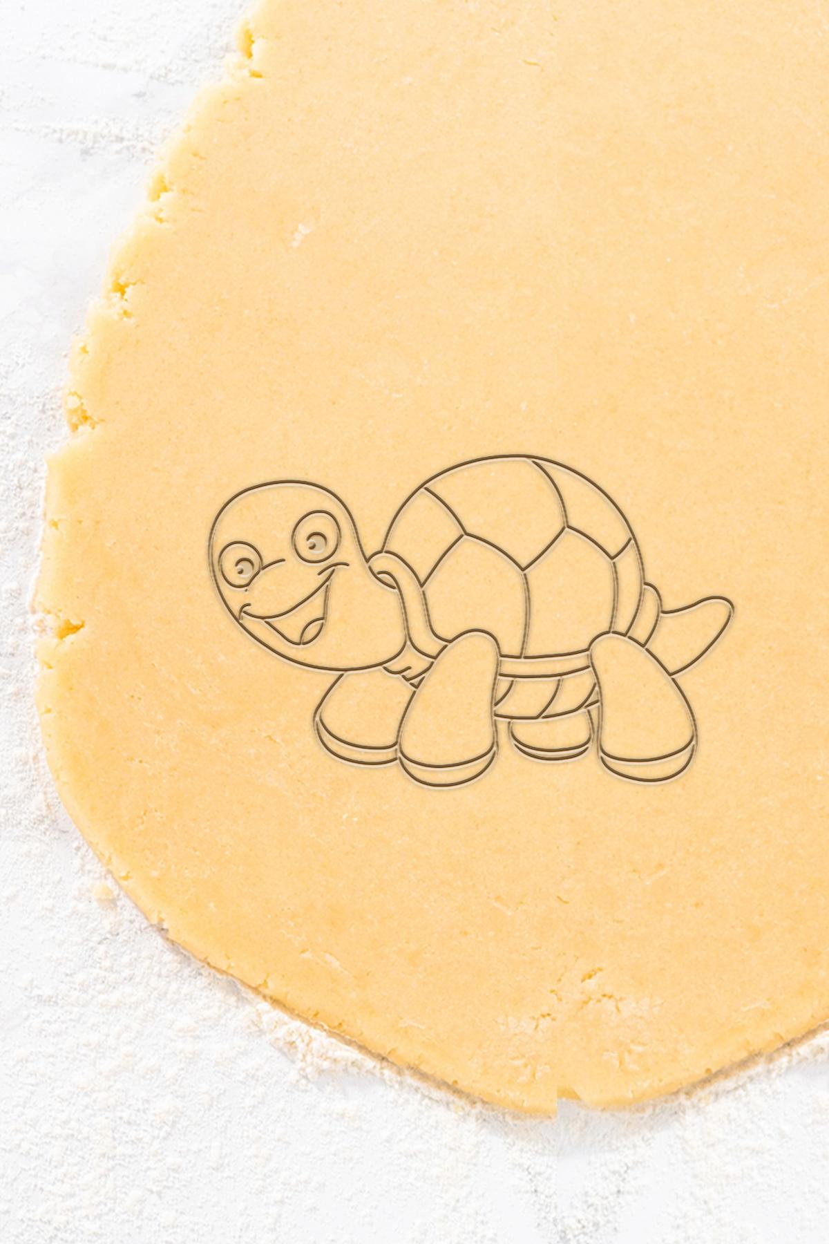 Turtle Cookie Cutter, Biscuit Cutter 3d model