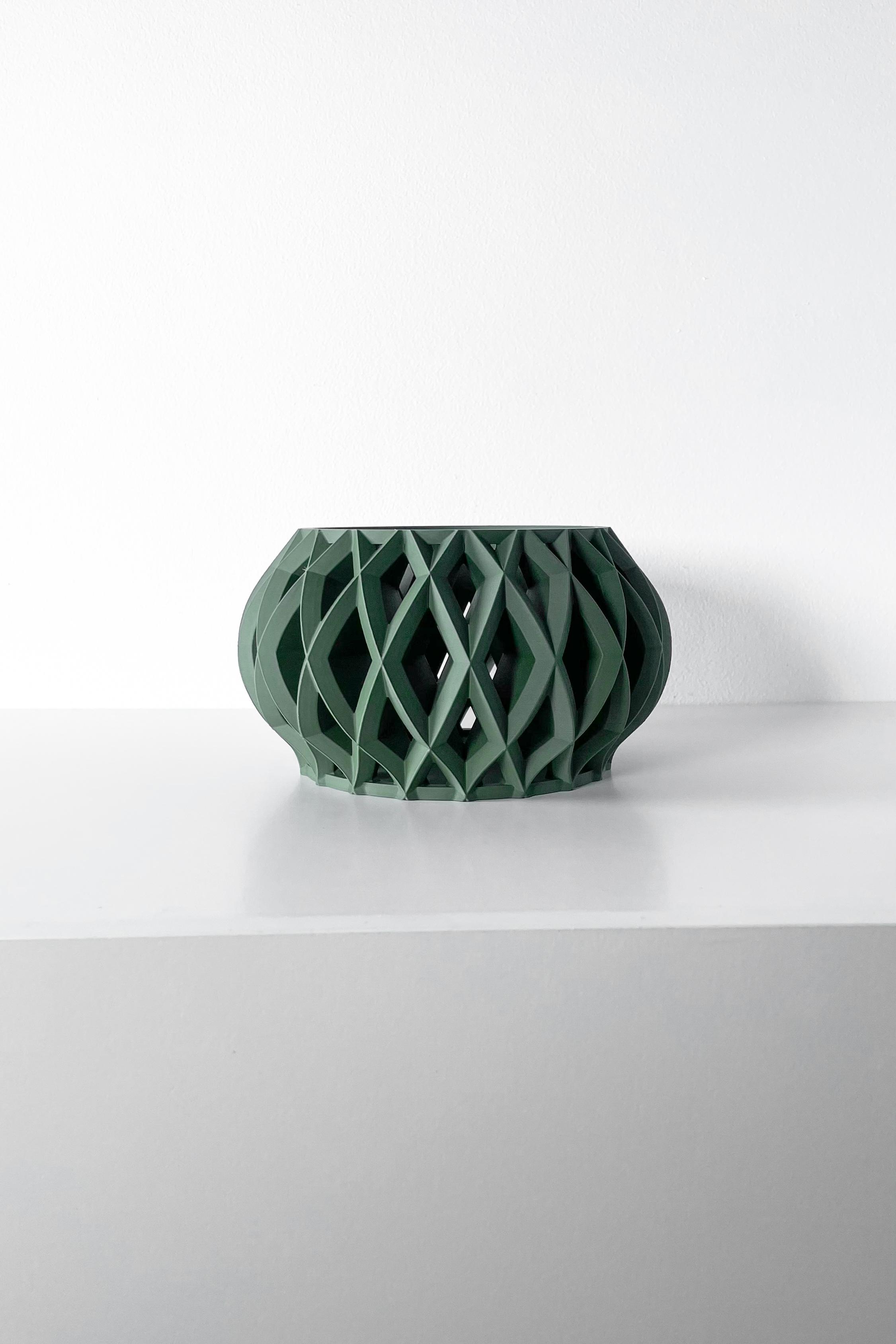 The Elson Orchid Planter Pot with Drainage Tray | Modern and Unique Home Decor 3d model