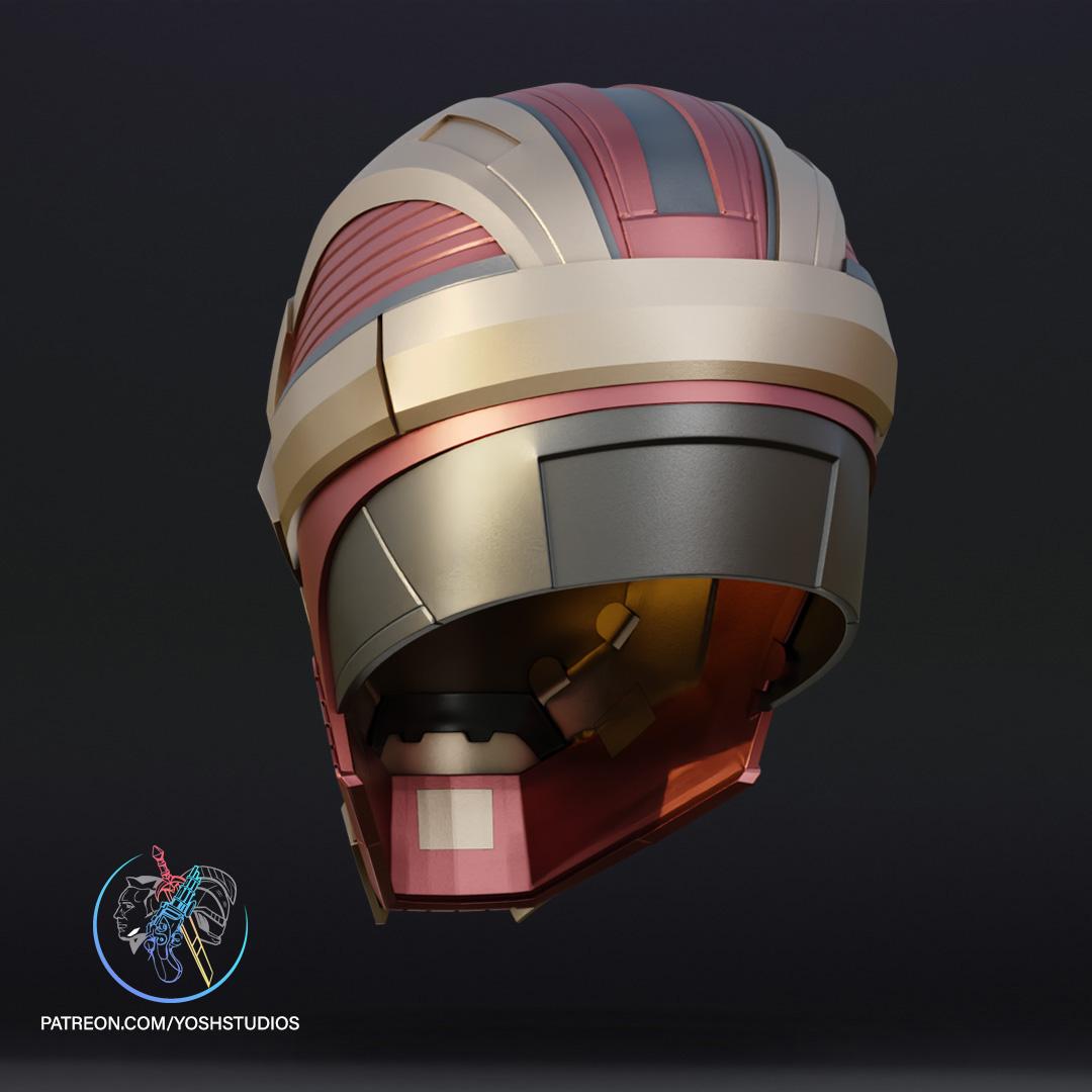 Wall Breaker Helmet 3D Print File STL Armored Titan Iron Man 3d model