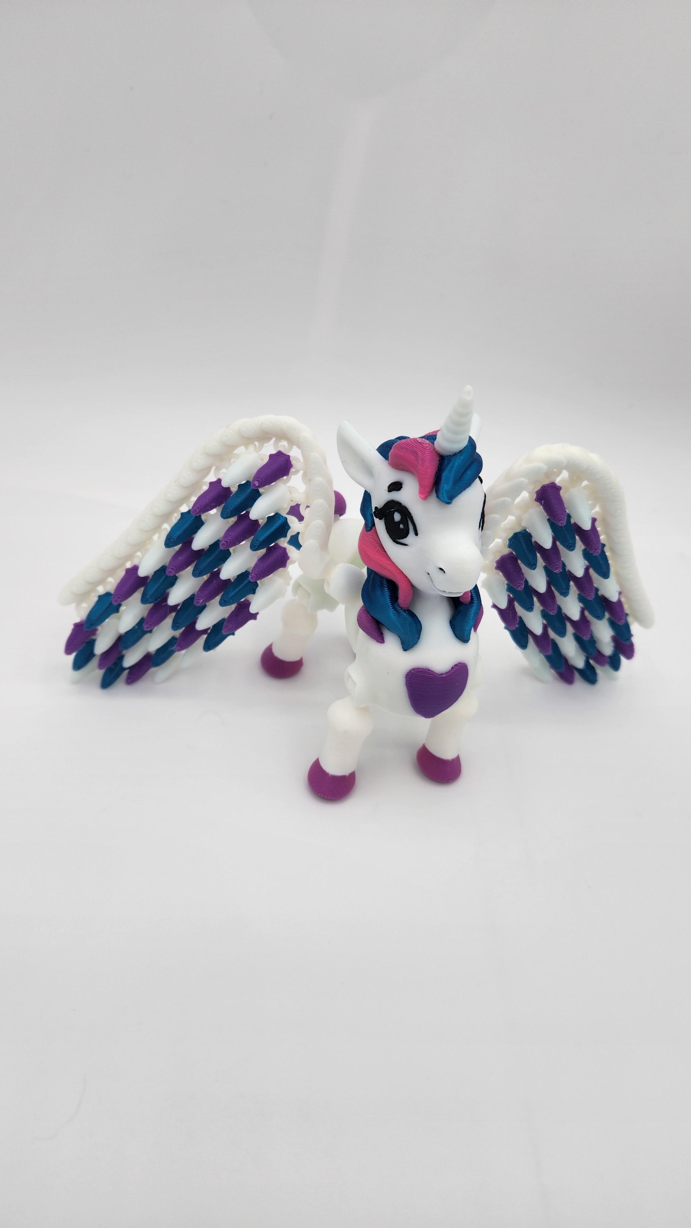 Cute Flexi Unicorn 3d model