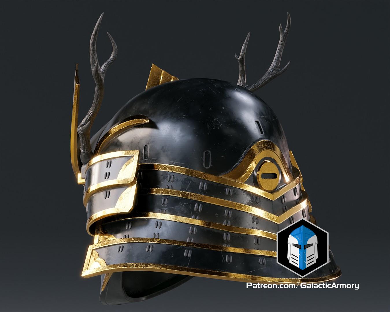 Halo Infinite Kabuto Helmet - 3D Print Files 3d model
