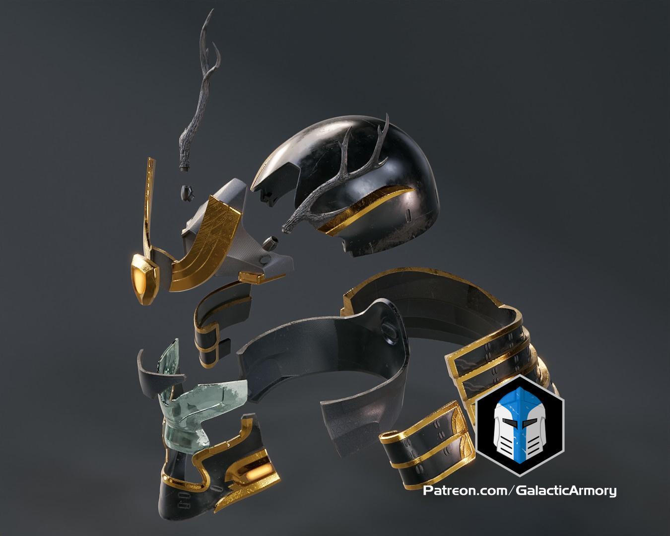 Halo Infinite Kabuto Helmet - 3D Print Files 3d model
