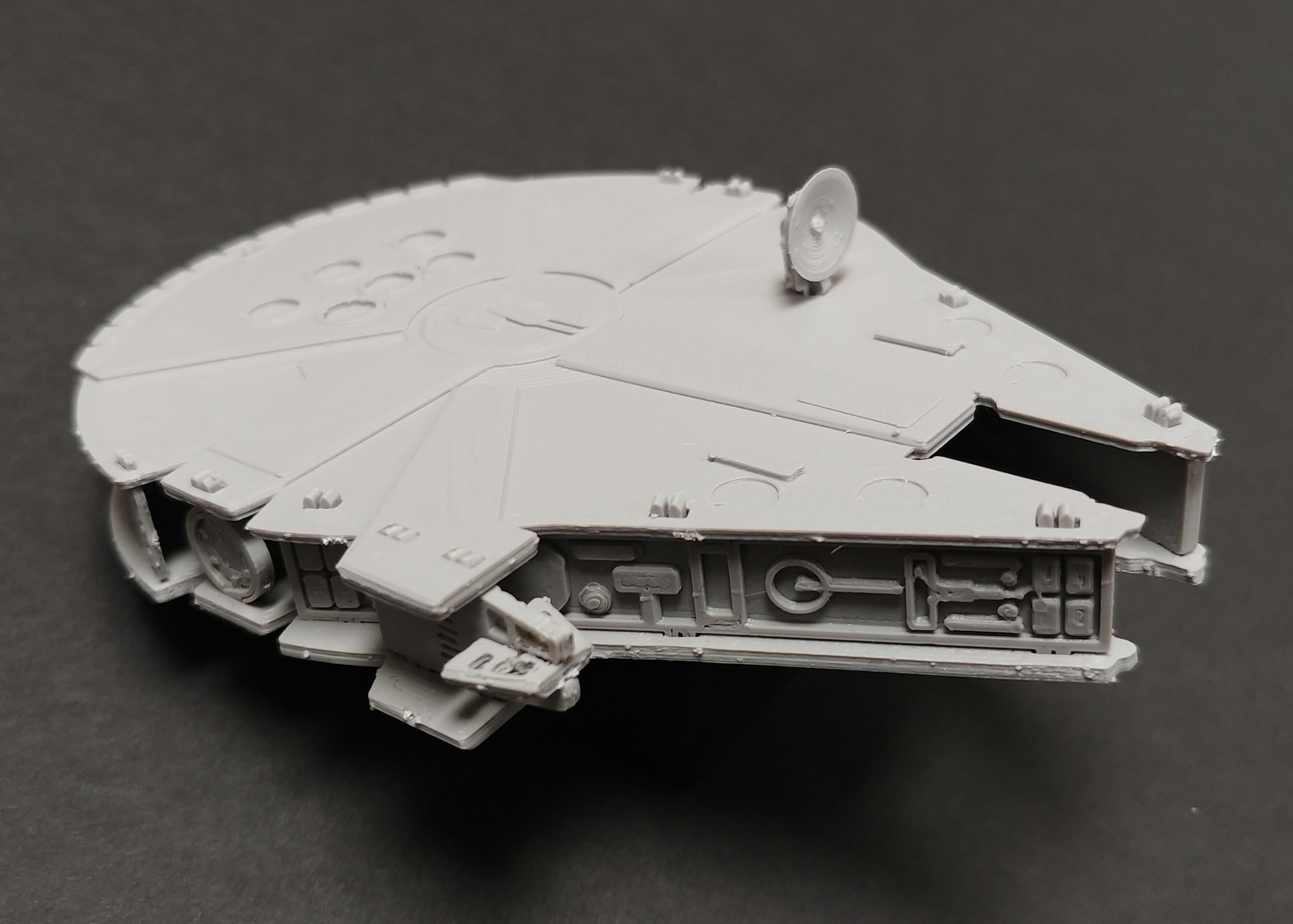 Millennium Falcon Kit Card by Fixumdude - Right View - 3d model