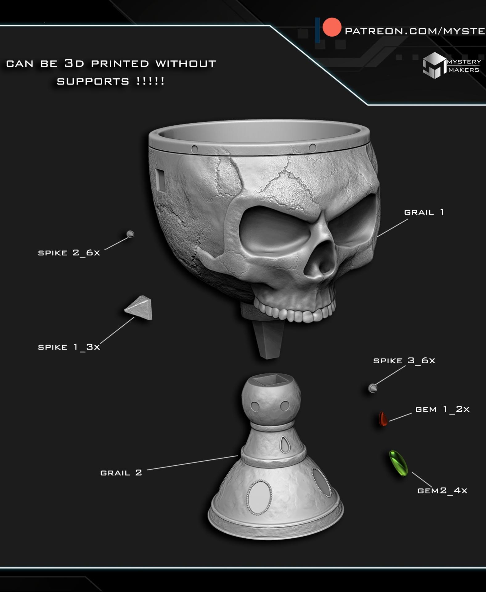 The Red Grail 3d model