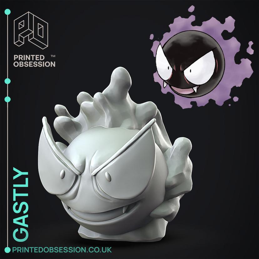 Ghastly Pokemon Fan Art 3d Model By Printedobsession On Thangs