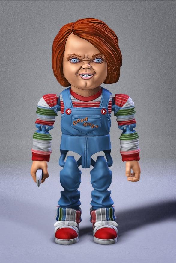 Flexi Chucky 3d model