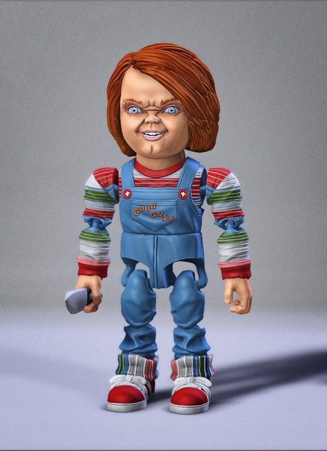 Flexi Chucky 3d model