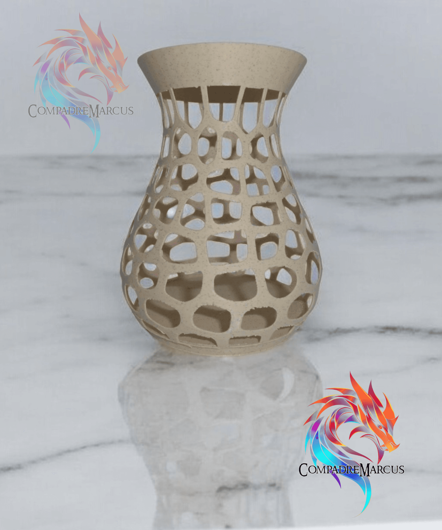 Voronoi Vase 1  3d model