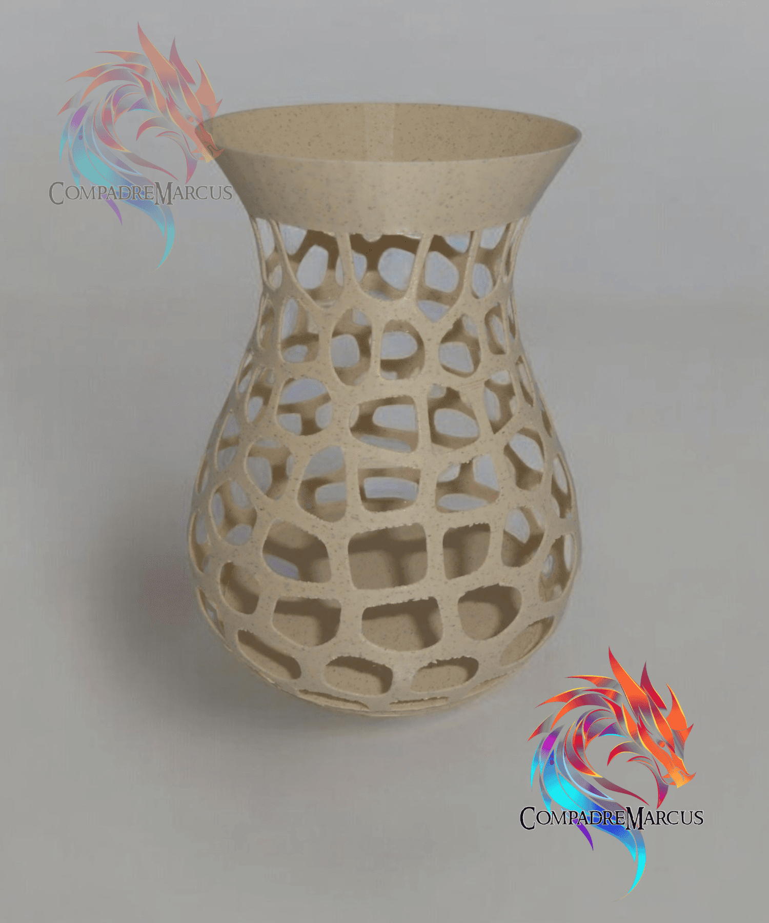 Voronoi Vase 1  3d model