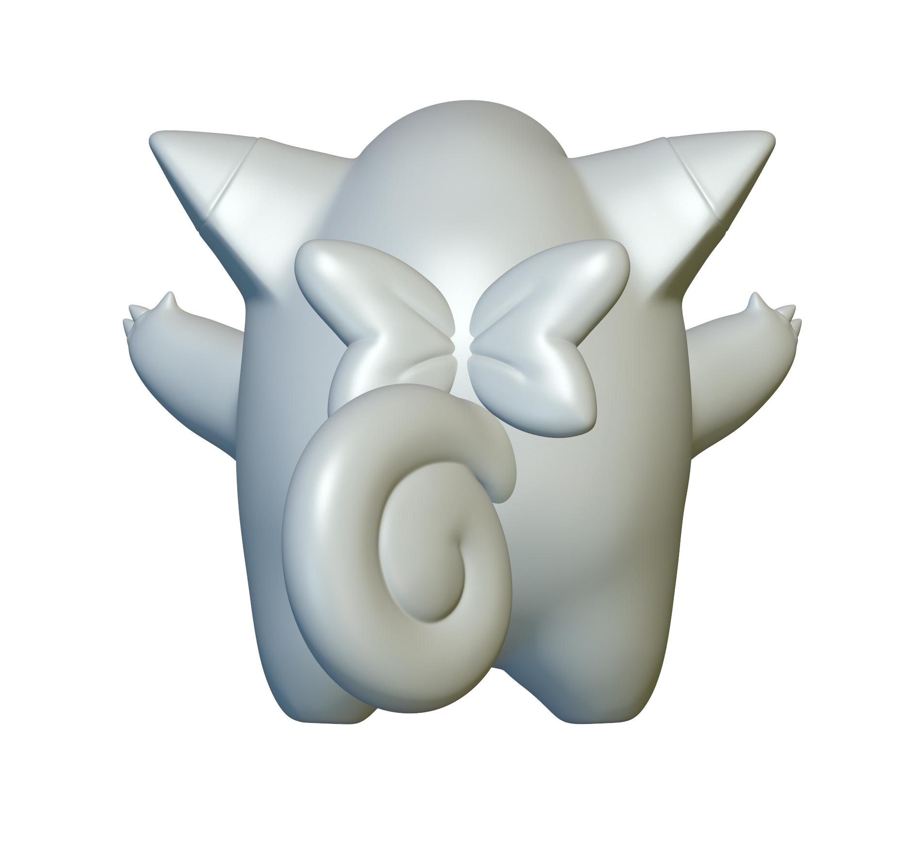 Pokemon Clefairy #35 - Optimized for 3D Printing  3d model
