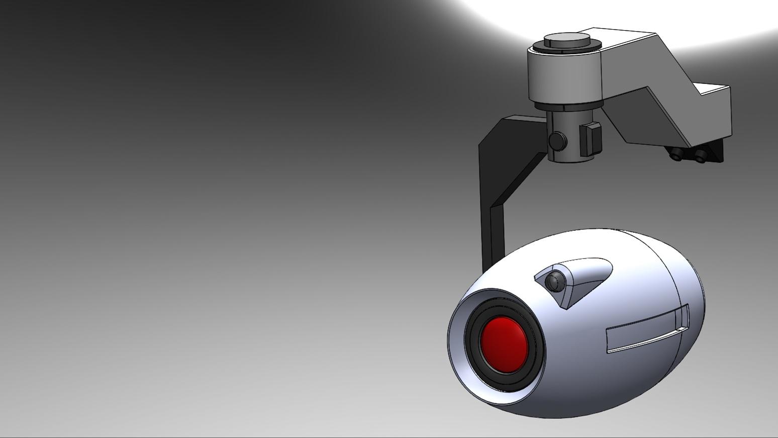 Portal The Game - Wall Camera 3d model