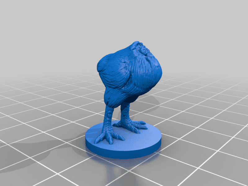 Zombie Chicken 3d model