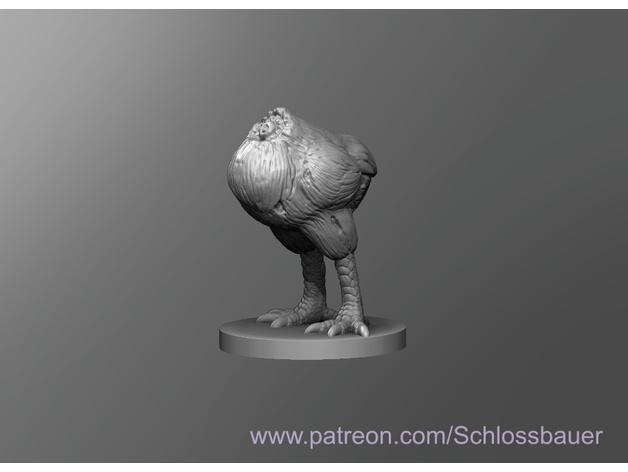 Zombie Chicken 3d model