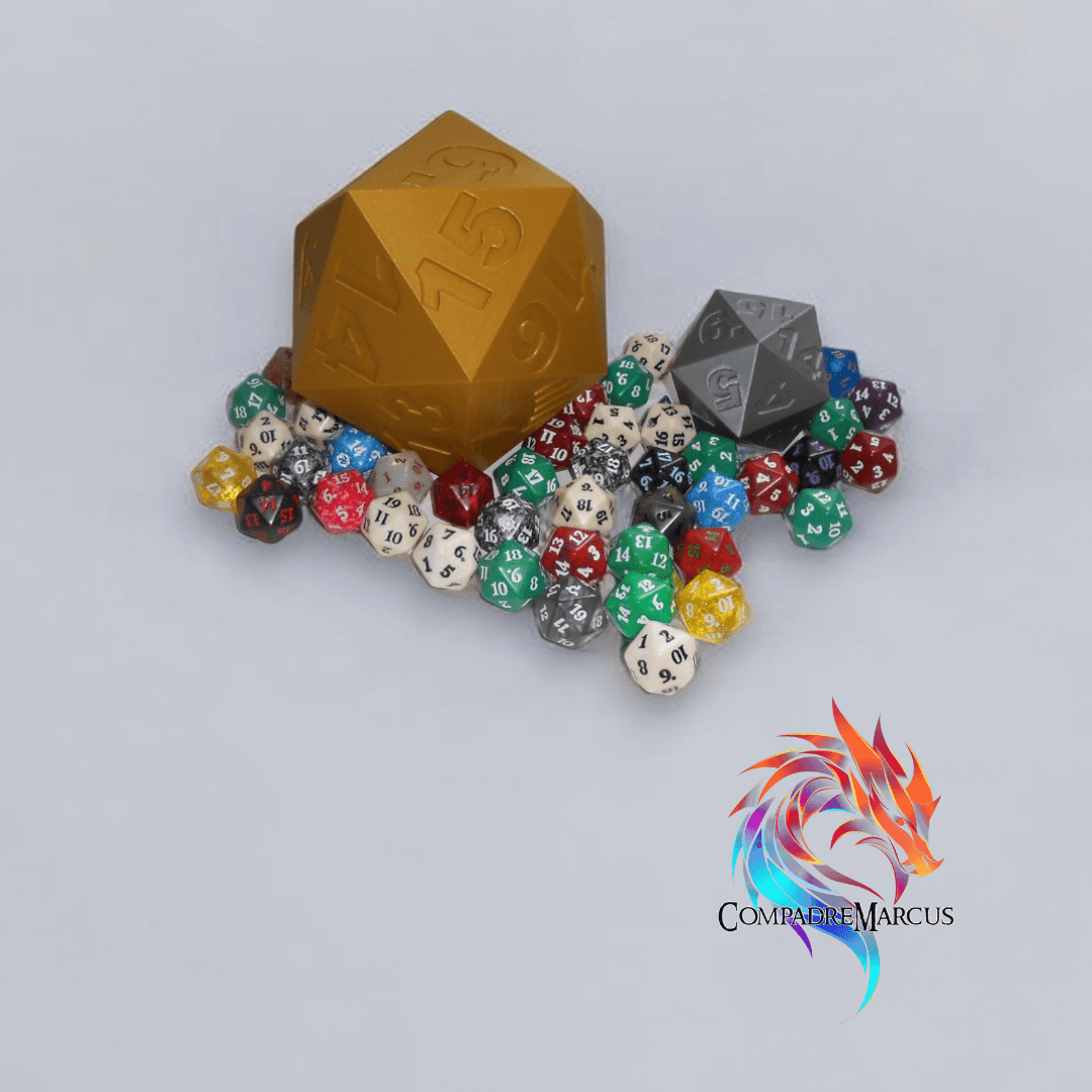 MTG life counter dice set of 2 3d model