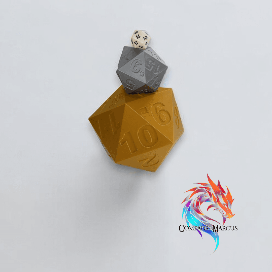 MTG life counter dice set of 2 3d model