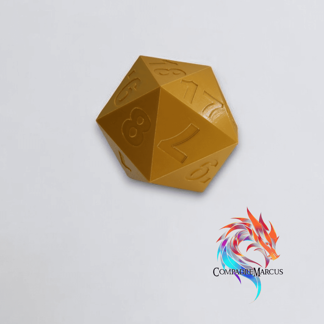 MTG life counter dice / Set of 2 / No supports needed 3d model