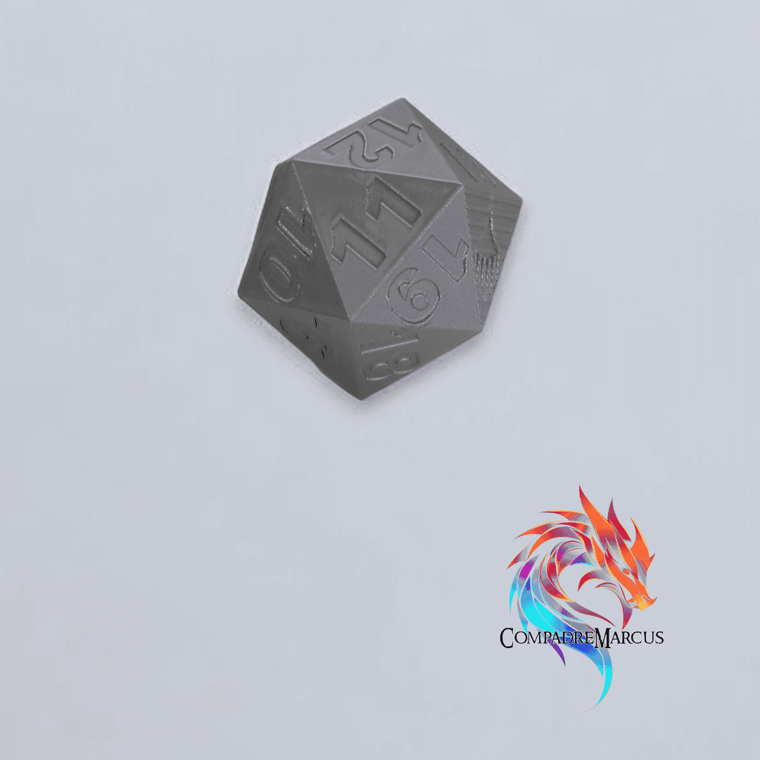 MTG life counter dice set of 2 3d model