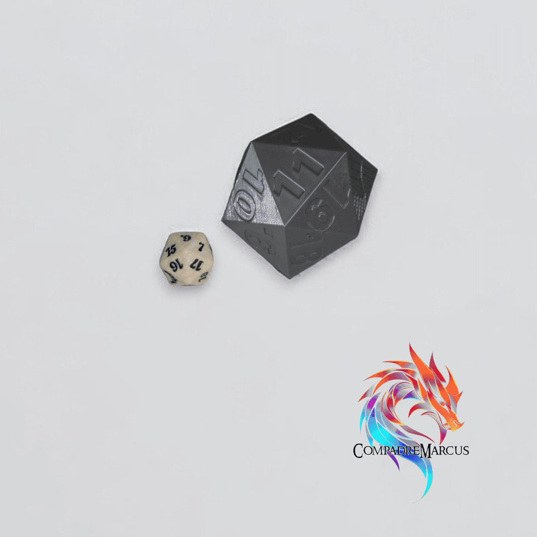 MTG life counter dice set of 2 3d model