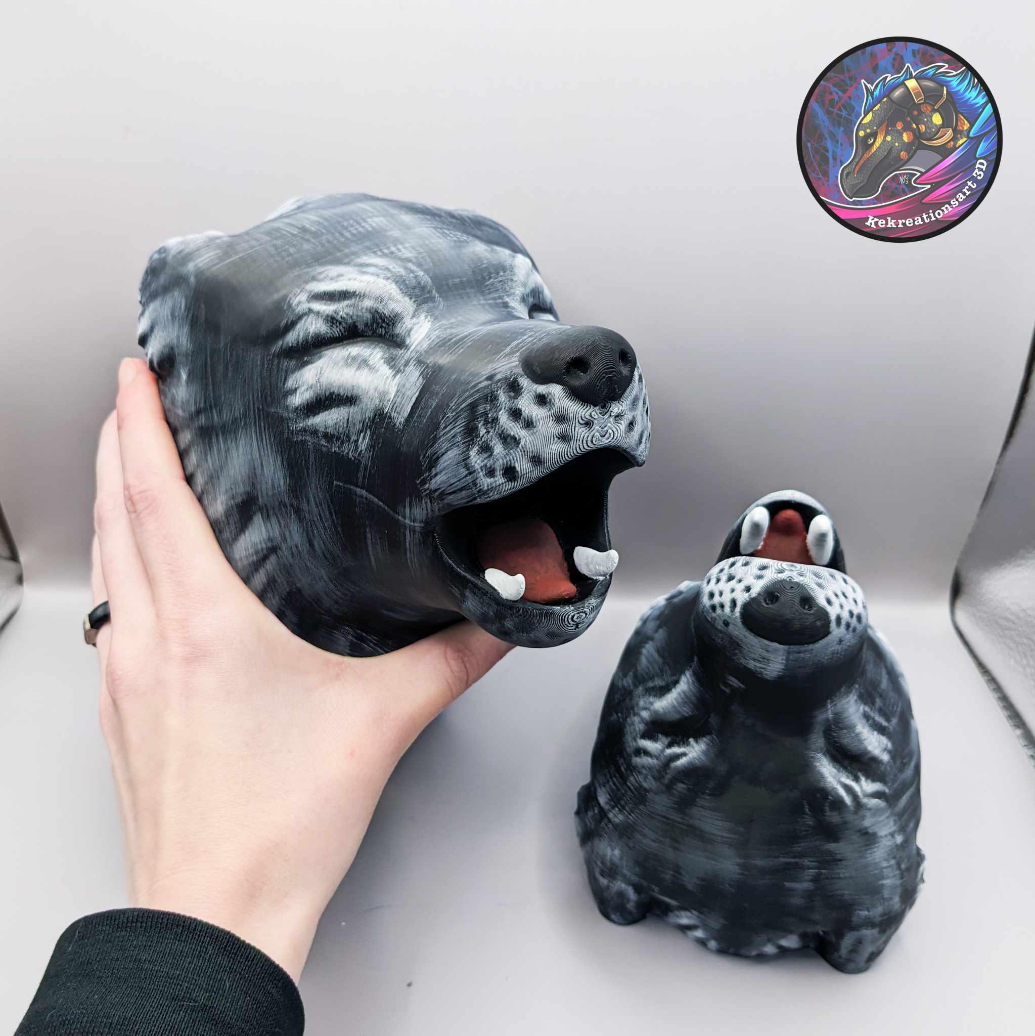 Wolf Head Decor and Wall Mount 3d model