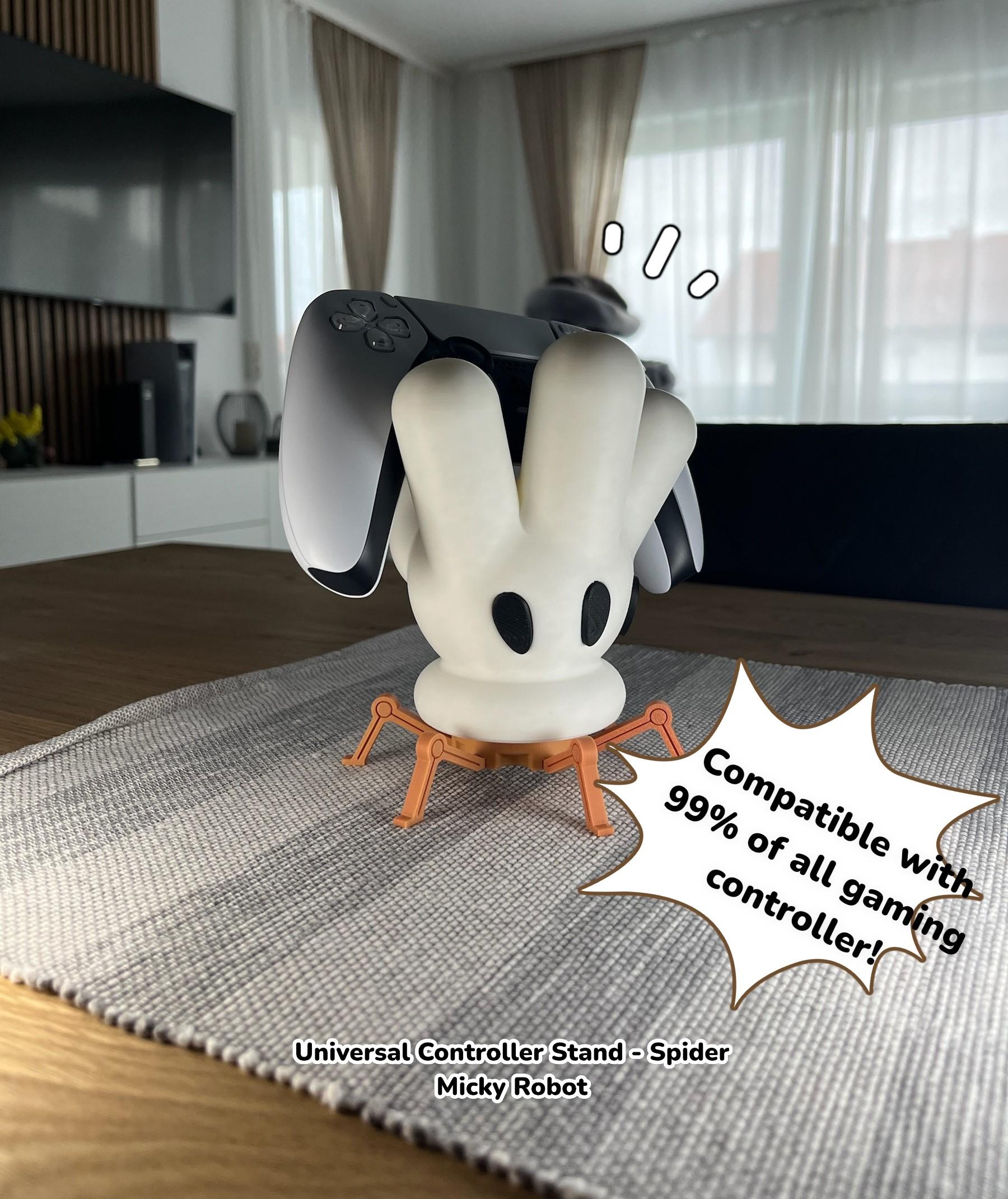 Cyborg Universal Controller Stand - Inspired by "Micky Mouse" 3d model