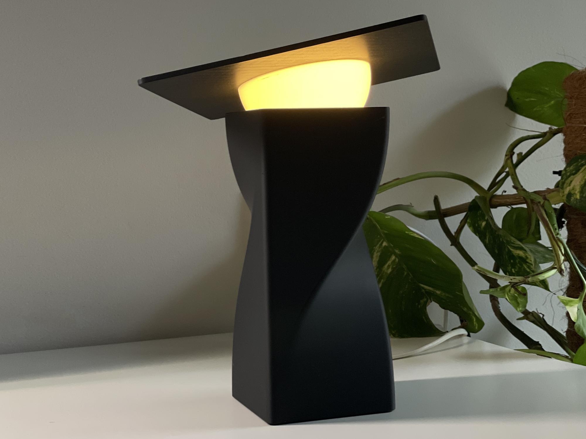 Noir, desk lamp. 3d model