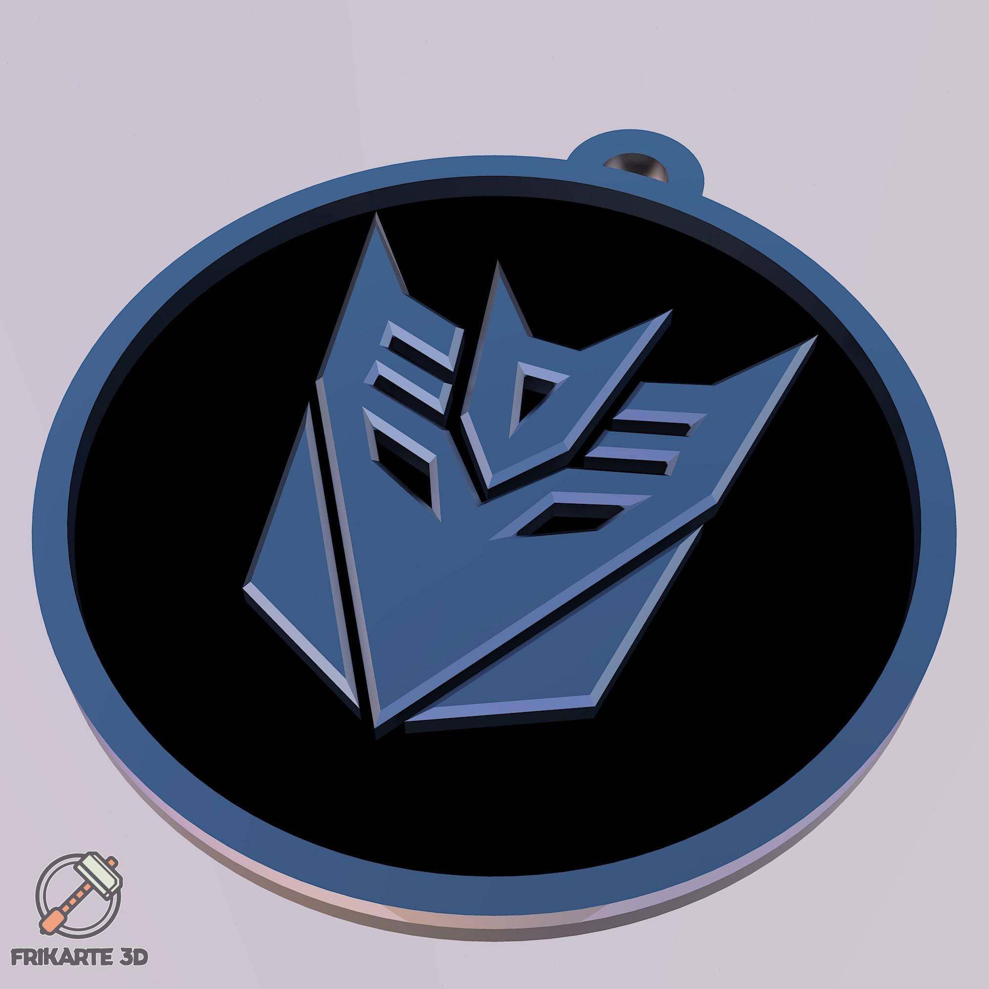 Decepticons Keychains - Transformers 3d model
