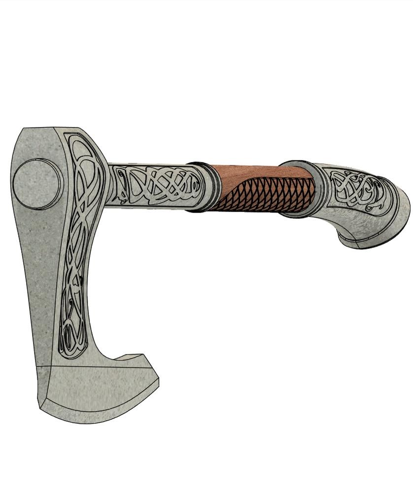 Assassins Creed Valhalla Axe 3d model