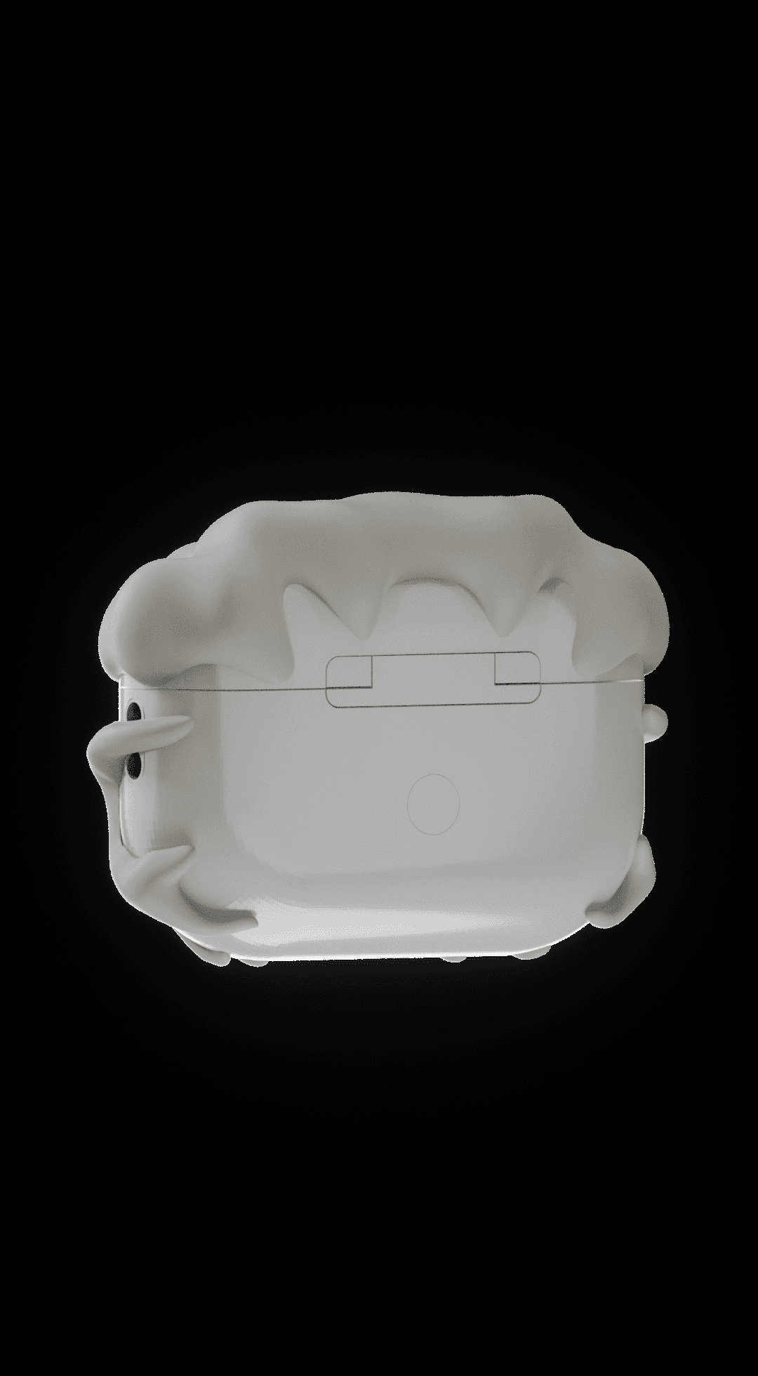 SKULL CAGE AIRPODS PRO 1/2 CASE 3d model