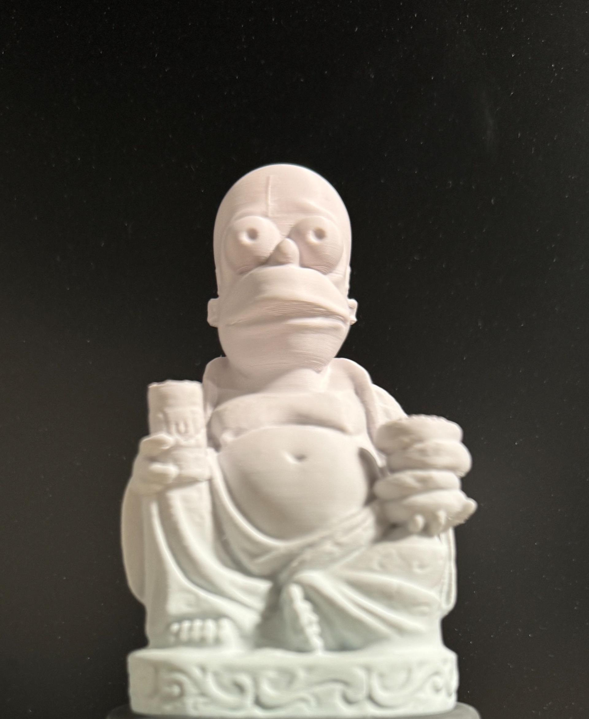 Homer Simpson | The Original Pop-Culture Buddha - Printed on Bambu P1S with Inland PLA `Matte Rainbow` - 3d model