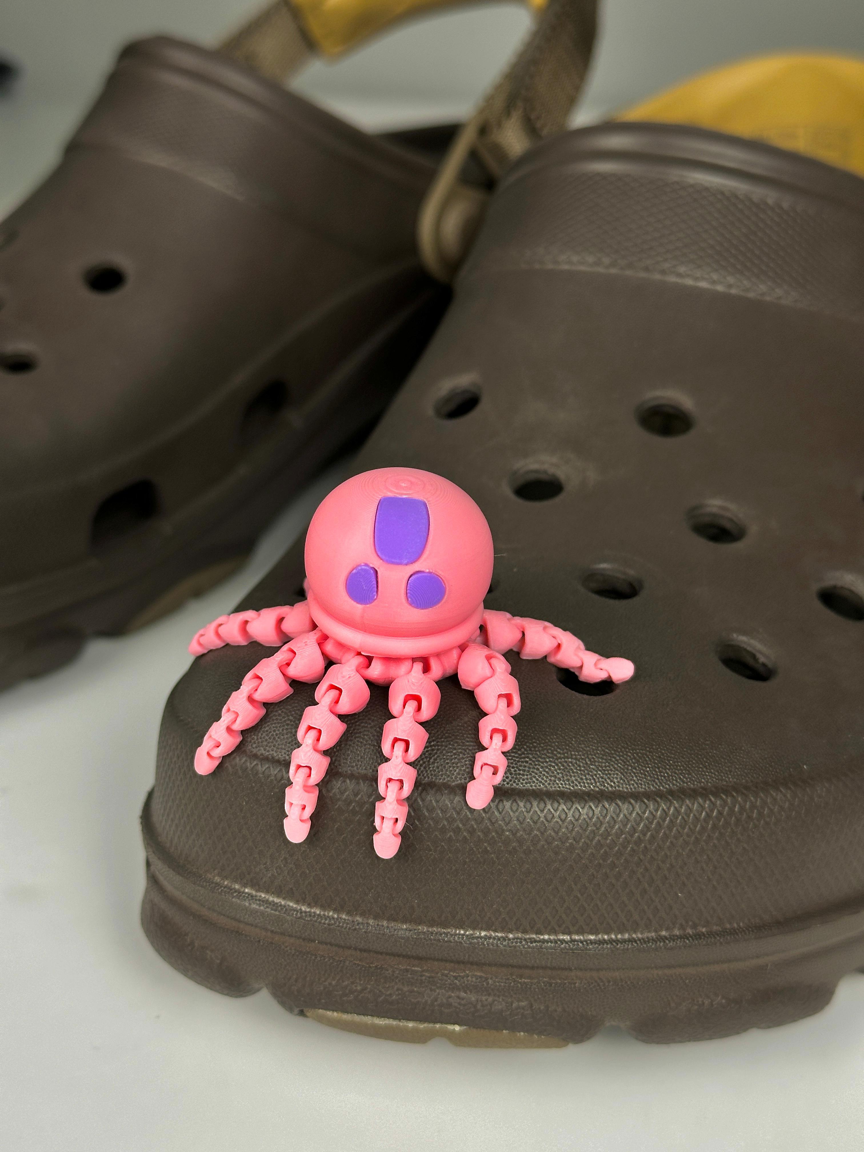 Jellyfish Crocs Charm.3mf 3d model