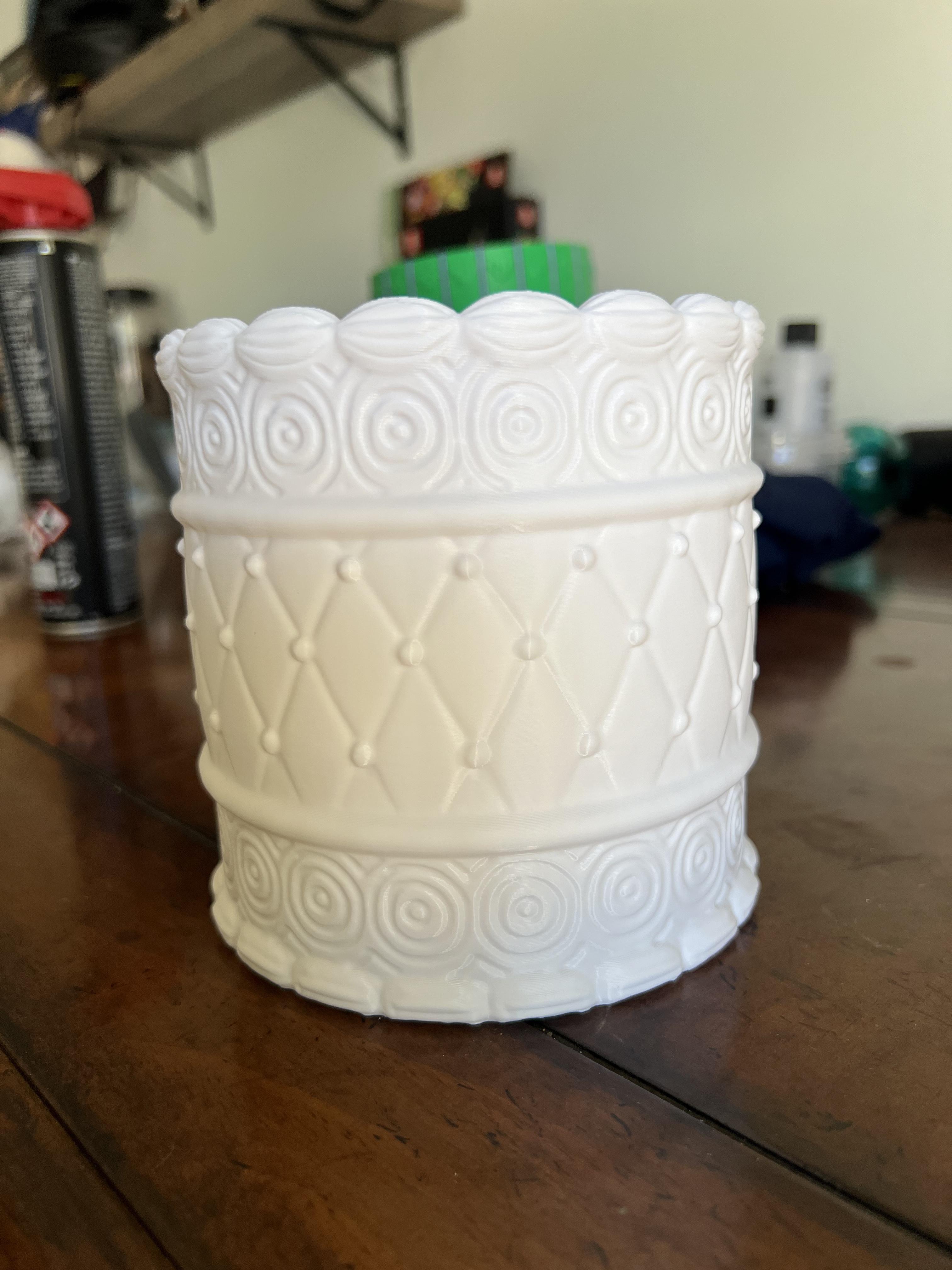 Wedding Cake Planter 3d model