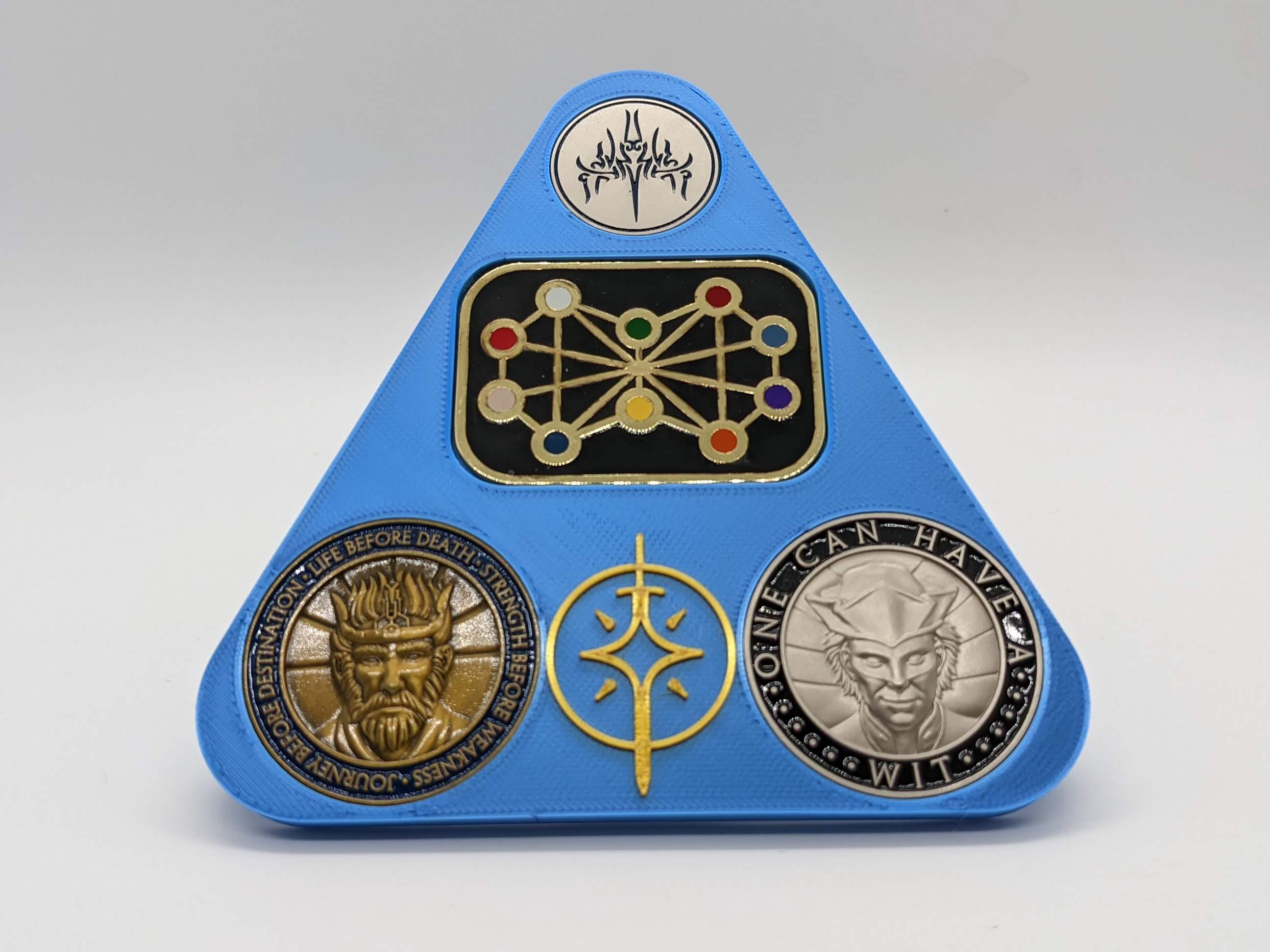 Way of Kings Kickstarter Coins & Pins Holder 3d model