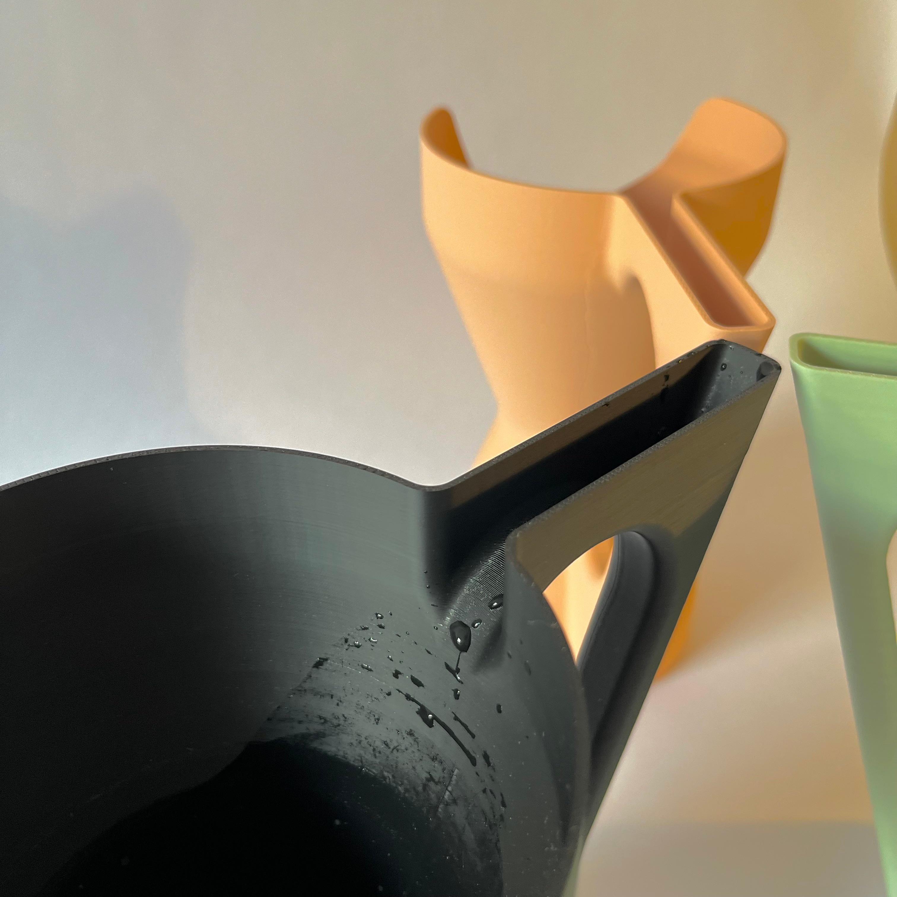 Hourglass shaped watering can 3d model