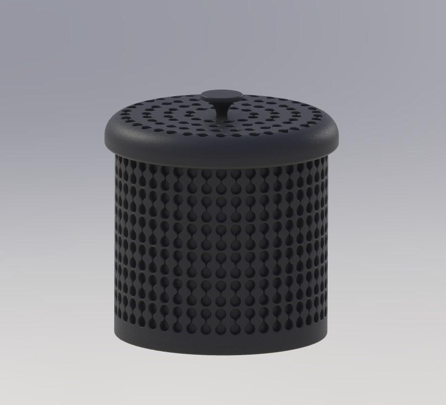 Jar Container with Lid 3d model