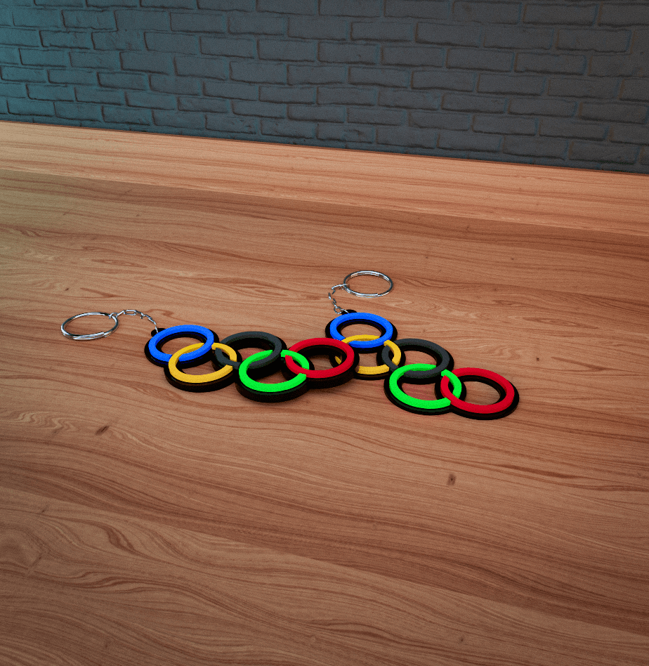 OLYMPICS - KEYCHAIN 3d model