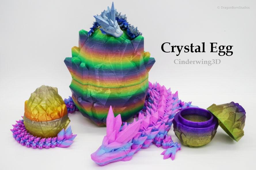 Crystal Egg 3d model