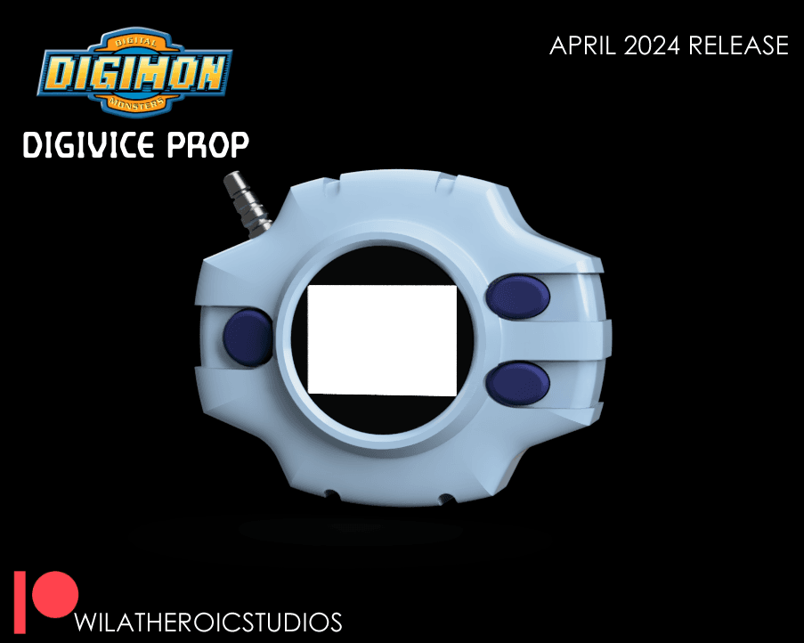 Digivice with LEDs 3d model
