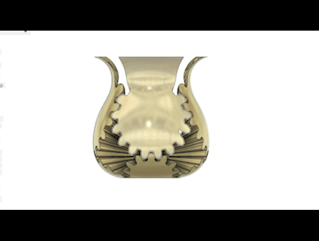 Gear Vase by TNTBA 3d model