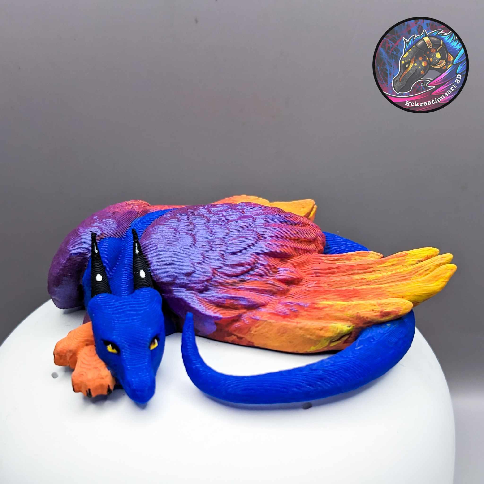 Syris Dragon Figurine 3d model