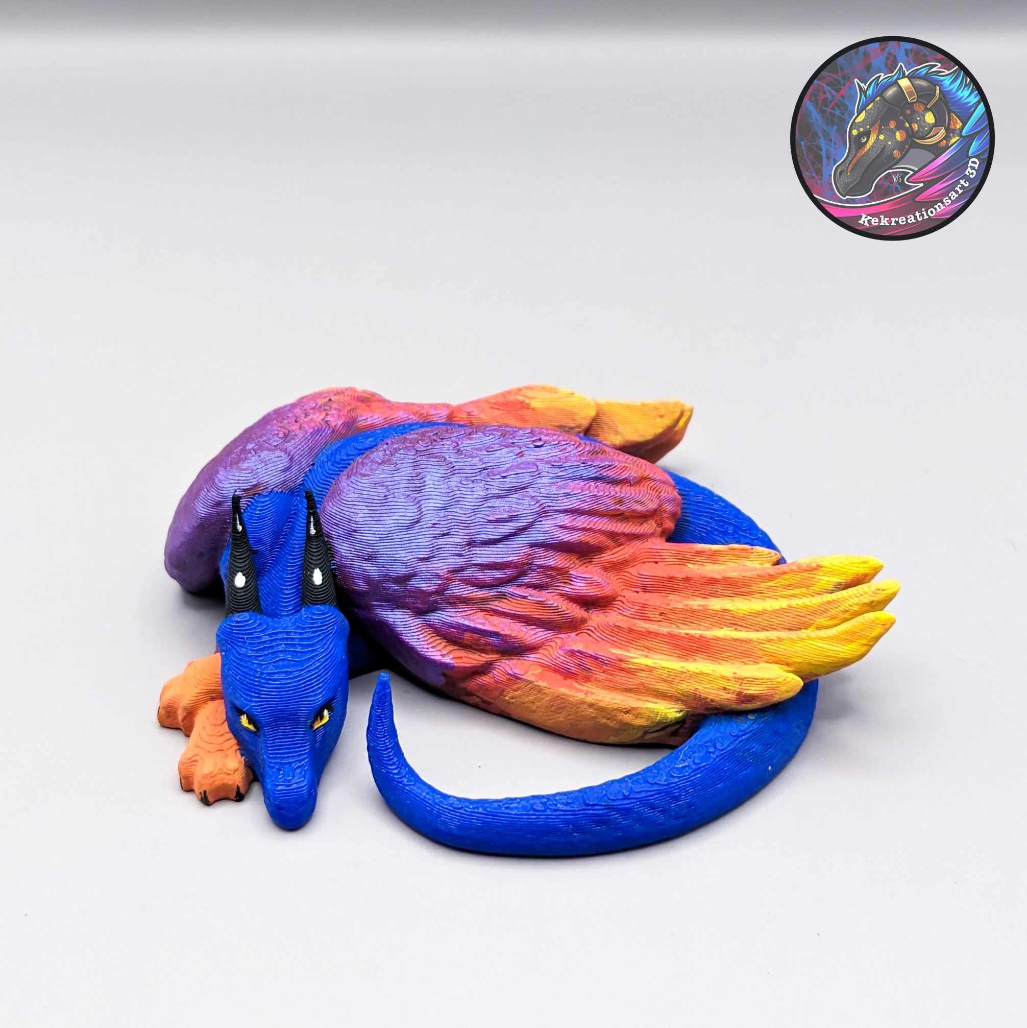 Syris Dragon Figurine 3d model