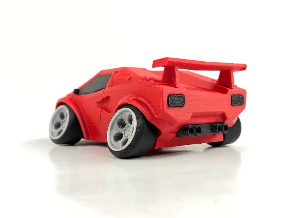 Tooned LAMBO - Model kit 3d model