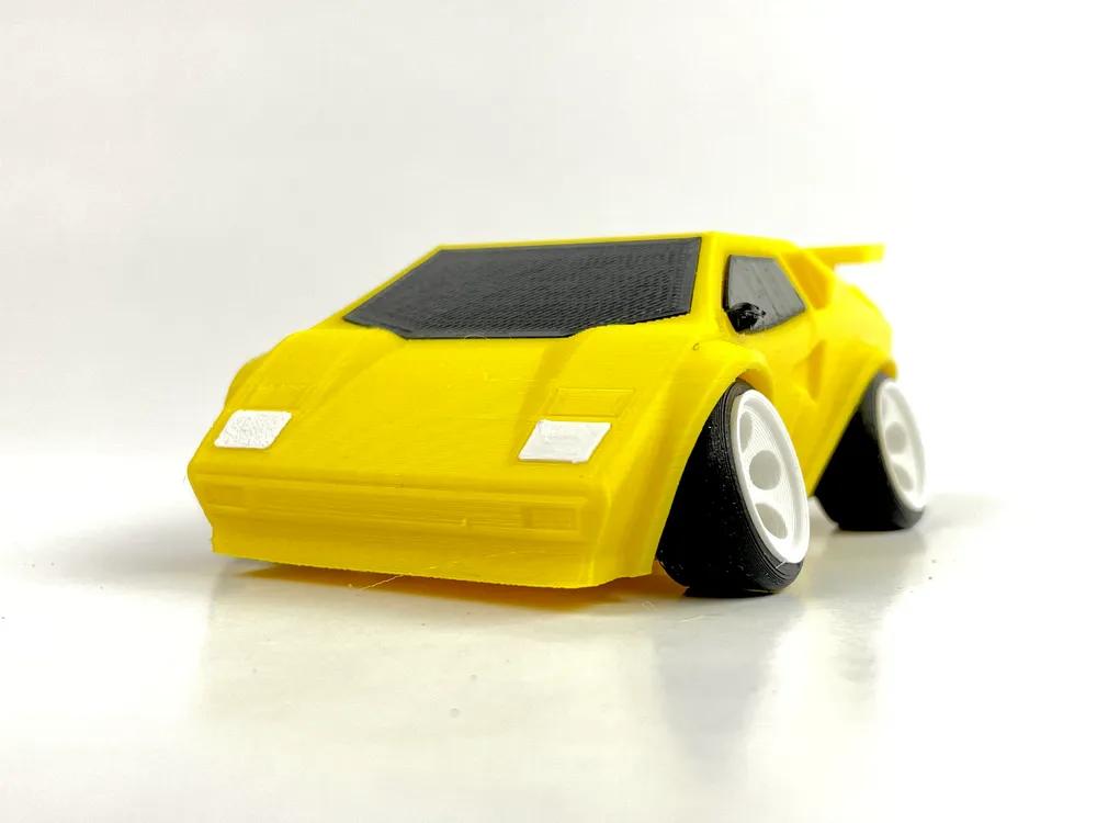 Tooned LAMBO - Model kit 3d model