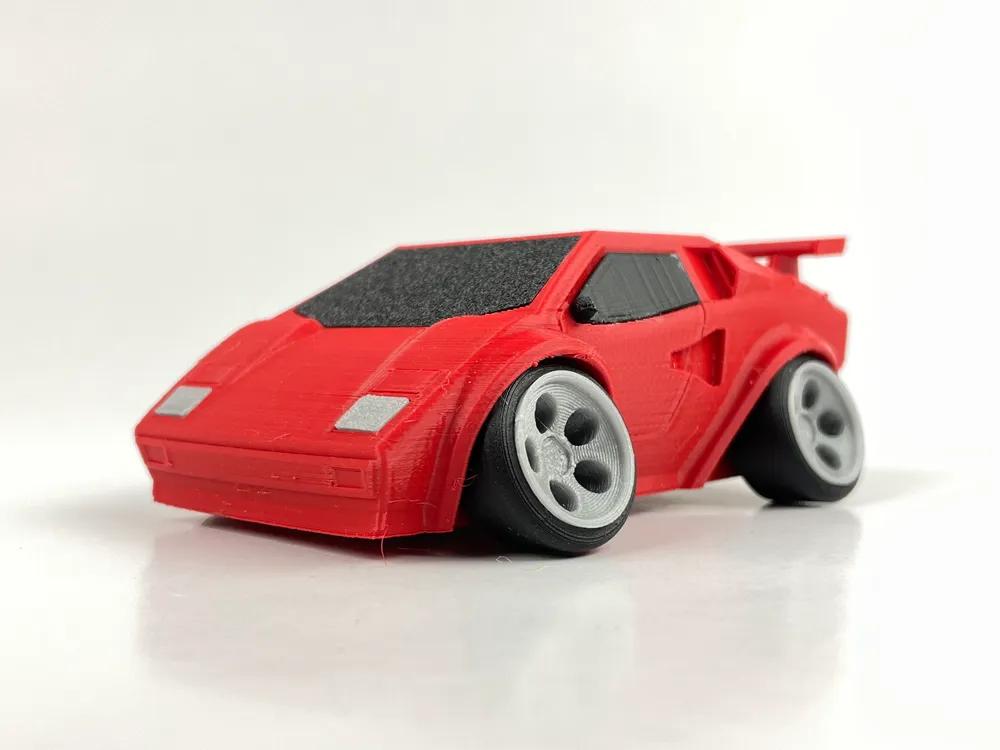 Tooned LAMBO - Model kit 3d model